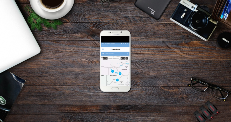 The first real estate mobile app in Botswana